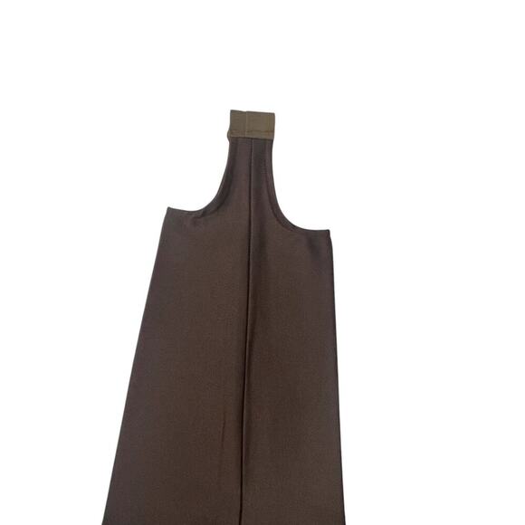 Vintage Votre Nom Paris Pant Leggings Size 12 US EU 44 Brown With Stirrups - Picture 8 of 9